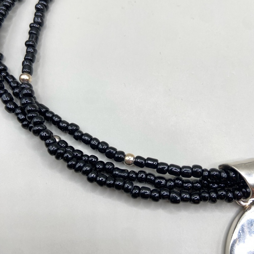 Silpada Wavy Disc Pendant Necklace S1123 - Picture 6 of 10